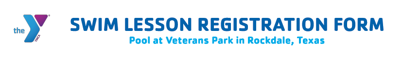 YMCA Swim Form Image